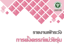 รายงานเฝ้าระวัง การตั้งครรภ์แม่วัยรุ่น พ.ศ. 2561 – Teenage Pregnancy Surveillance Report, 2018
